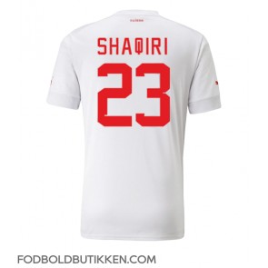 Schweiz Xherdan Shaqiri #23 Udebanetrøje VM 2022 Kortærmet